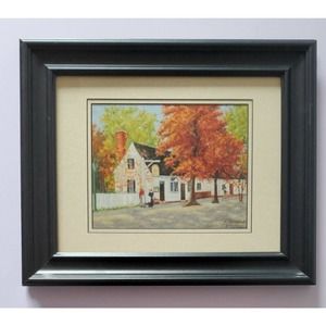 The Old Post Office Signed by Caesar Monturano Wall Art Wall Decor